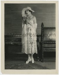 3h134 BILLIE DOVE 8x10.25 still 1920s standing portrait in great outfit by Eugene Robert Richee!
