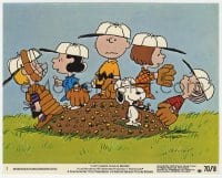 3h032 BOY NAMED CHARLIE BROWN 8x10 mini LC #3 1970 Charles Schulz, Snoopy & Peanuts gang, baseball!