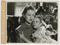 3h268 DRIFTWOOD 8x11 key book still 1947 close up of Ruth Warrick comforting young Natalie Wood!