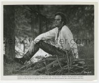 3h272 EASY RIDER 8.25x10 still 1969 full-length Peter Fonda sitting on ground by firewood!