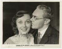 3h331 FRIENDS OF MR. SWEENEY 8x10.25 still 1934 Ann Dvorak surprised by kiss from timid Ruggles!