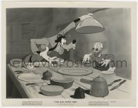 3h336 FUN & FANCY FREE 8x10.25 still 1947 Donald Duck & Goofy have a pretend feast, Walt Disney!
