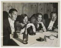 3h367 GLORIA SWANSON/JEANETTE MACDONALD 7x9 news photo 1933 celebrating the end of Prohibition!