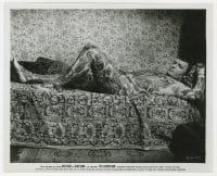 3h430 ILLUSTRATED MAN 8x10 still 1969 Ray Bradbury, naked Rod Steiger with tattoos sprawled on bed!