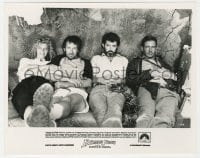 3h434 INDIANA JONES & THE TEMPLE OF DOOM candid 8x10 still 1984 Lucas, Spielberg, Ford & Capshaw!