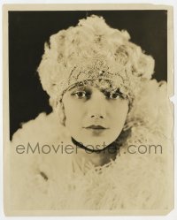 3h470 JETTA GOUDAL 8x10 still 1920s c/u in Armand Blatt silver wig of spun crystal by Russell Ball!