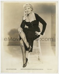 3h473 JOAN BLONDELL 8x10.25 still 1935 showing off the wild gifts from Alaska on her legs!