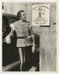3h477 JOHN BARRYMORE 7.5x9.5 still 1936 in Romeo & Juliet costume by MGM Safety in Numbers poster!