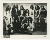 3h481 JOHN LENNON LIVE IN NEW YORK CITY video 8x10 still 1986 Gruen image of John, Yoko & others!