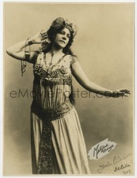 3h497 JULIA CLAUSSEN stage play 7.25x9.5 still 1909 the opera singer in Delilah by Matzene!