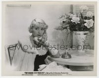 3h504 KANSAS CITY PRINCESS 8x10.25 still 1934 c/u of glamorous Joan Blondell talking on phone!