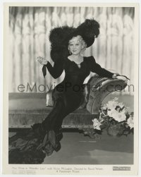 3h520 KLONDIKE ANNIE 8x10.25 still 1936 sexy Mae West as Klondike Lou reclining on divan & smoking!