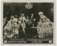 3h636 MONSIEUR BEAUCAIRE 8x10 LC 1924 Rudolph Valentino, Bebe Daniels, Lois Wilson