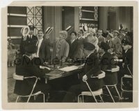 3h635 MONKEY BUSINESS 8x10.25 still 1931 all 4 Marx Bros tipping their hats to customs officials!