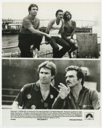 3h712 PATERNITY candid 8x10.25 still 1981 Burt Reynolds, Lauren Hutton & director David Steinberg!