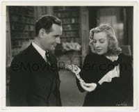 3h728 POUND FOOLISH deluxe 8x10 still 1940 Varconi gives smuggled necklace to Gertrude Michael!