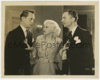 3h761 RECKLESS 8x10.25 still 1935 sexy Jean Harlow betewen William Powell & Franchot Tone!