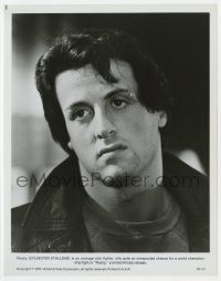 3h779 ROCKY 8x10 still 1976 best head & shoulders portrait of Sylvester Stallone, boxing classic!