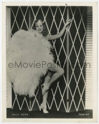 3h794 SALLY RAND 8x10.25 still 1930s full-length portrait of the legendary fan dancer/stripper!