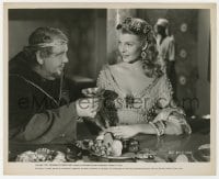 3h795 SALOME 8x10 still 1953 Charles Laughton offers a drink to beautiful Rita Hayworth!