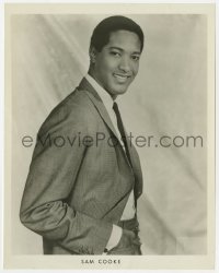 3h796 SAM COOKE 8x10 music publicity still 1950s portrait of the African American singer by Seymour!