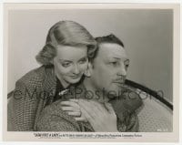 3h798 SATAN MET A LADY 8x10.25 still 1936 Bette Davis hugging William, remake of Maltese Falcon!