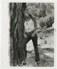 3h811 SHARON TATE 8.25x10 still 1969 the beautiful star posing by tree, making The Wrecking Crew