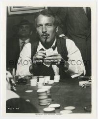 3h843 STING 8.25x10 still R1977 con artist Paul Newman takes on New York racketeer in poker game!