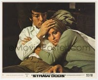 3h062 STRAW DOGS 8x10 mini LC #5 1972 Sam Peckinpah, close up of Dustin Hoffman & Susan George!