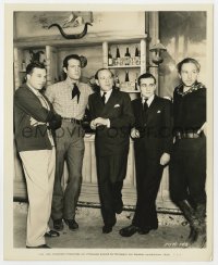 3h875 TEXAS RANGERS candid 8x10 key book still 1936 William E. Rootes visits director King Vidor!