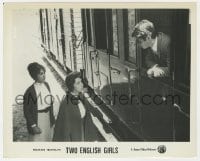 3h911 TWO ENGLISH GIRLS 8x10 still 1972 Jean-Pierre Leaud on train, directed by Francois Truffaut!