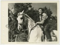 3h919 UNION PACIFIC candid 8x11 key book still 1939 Robert Preston is a rancher in his private life!