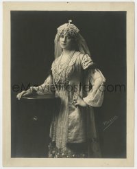 3h924 VALLI VALLI deluxe 8x10 still 1910s standing portrait in regal looking outfit by Moffett!