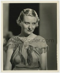 3h928 VERREE TEASDALE 8.25x10 still 1934 in fringed evening gown with clips on her part by Fryer!