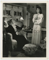 3h947 WHEN LADIES MEET deluxe 8x10 still 1941 seated Greer Garson listens to standing Joan Crawford!