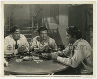 3h951 WHITE SAVAGE 8x9.75 still 1943 Thomas Gomez, Turhan Bey & Jon Hall gambling at poker!