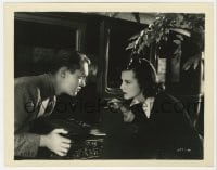 3h981 WRONG ROAD 8x10.25 still 1937 Richard Cromwell & Helen Mack sneaking ornate box into car!