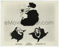 3h984 YELLOW SUBMARINE 8x10.25 still 1968 Beatles, great cartoon image of three Blue Meanies!