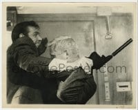 3h334 FROM RUSSIA WITH LOVE English 8x10 still 1963 Sean Connery as James Bond fights Robert Shaw!