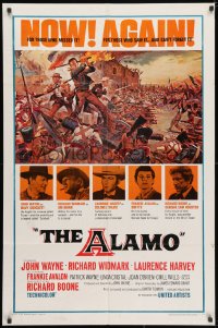 3j021 ALAMO 1sh R1967 John Wayne & Richard Widmark in the Texas War of Independence!
