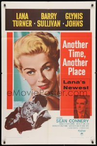 3j041 ANOTHER TIME ANOTHER PLACE 1sh 1958 sexy Lana Turner has an affair with young Sean Connery!