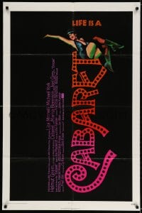 3j125 CABARET 1sh 1972 Liza Minnelli in Nazi Germany, directed by Bob Fosse, Joseph Caroff art!