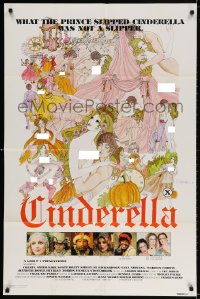 3j155 CINDERELLA 1sh 1977 sexy fairy tale art, what the prince slipped her wasn't a slipper!