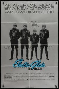 3j248 ELECTRA GLIDE IN BLUE foil 1sh 1973 short cop Robert Blake and Alan Ladd are same height!