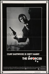 3j257 ENFORCER 1sh 1976 classic image of Clint Eastwood as Dirty Harry holding .44 magnum!