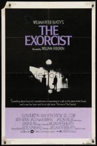 3j268 EXORCIST 1sh 1974 William Friedkin horror classic, William Peter Blatty!