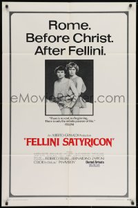 3j281 FELLINI SATYRICON int'l 1sh 1970 Federico's Italian cult classic, Rome before Christ!