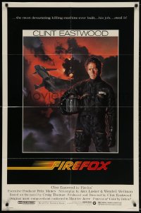 3j289 FIREFOX 1sh 1982 cool C.D. de Mar art of the flying killing machine & Clint Eastwood!