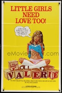 3j433 INNOCENCE OF VALERIE 1sh 1975 she tries to be good but just can't stay out of trouble!
