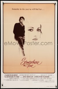 3j829 SOMEWHERE IN TIME 1sh 1980 Christopher Reeve, art of Jane Seymour, cult classic!